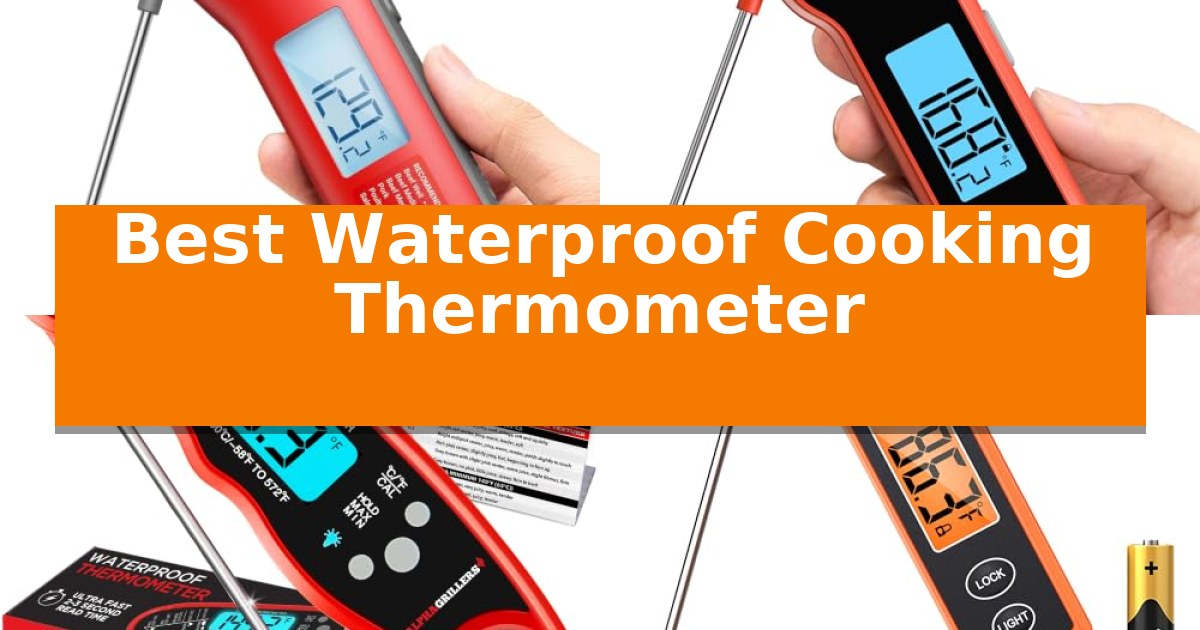 Best Waterproof Cooking Thermometer in 2026 - Advance Study Reviews